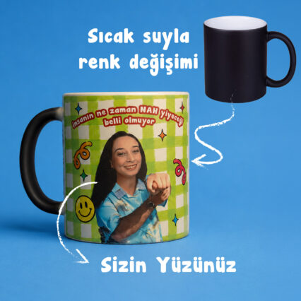 Tasarımlı Sihirli Nah Kupa